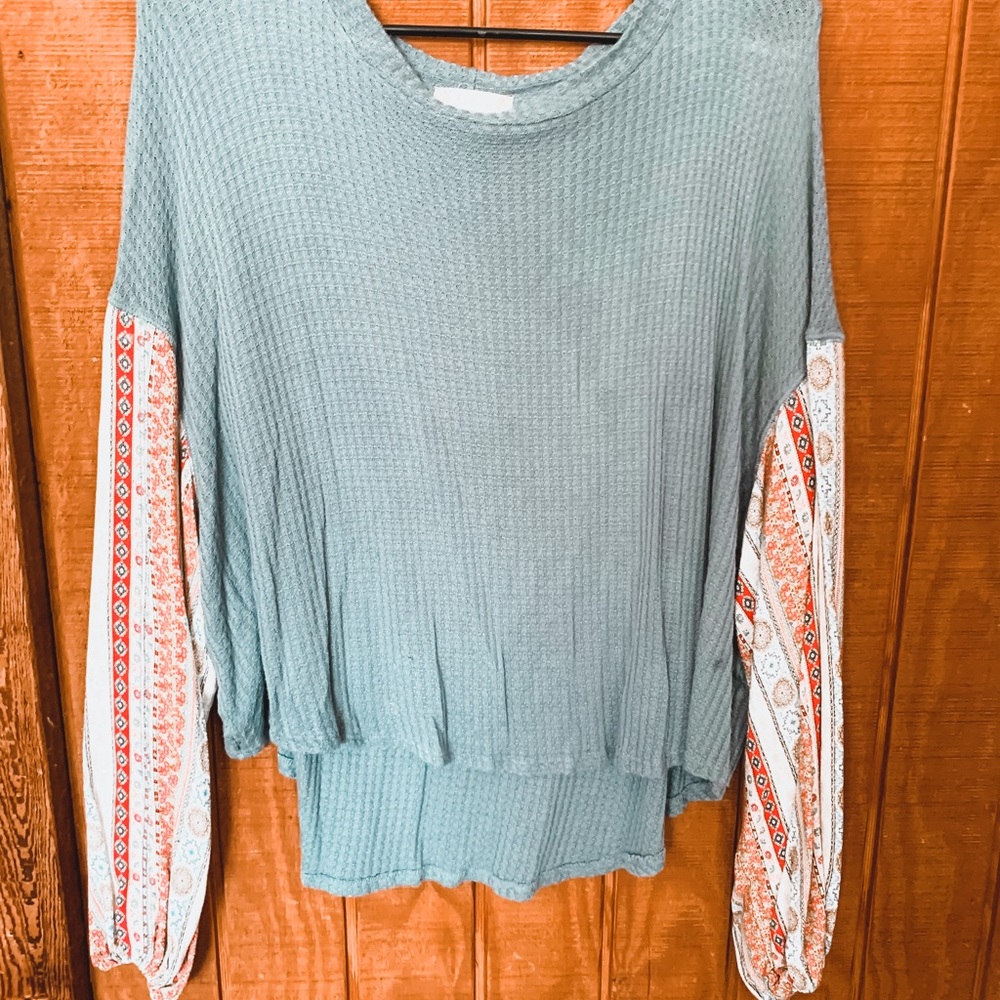 Altar’d State Waffle Long Sleeve